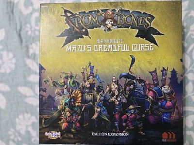 RUM & BONES Board Game MAZU'S DREADFUL CURSE Expansion NEW 2nd Ed. Upgraded!