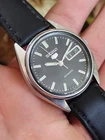 RARE Authentic Vintage Seiko 5 Automatic Black Dial Japan 6309-6240 Men's Watch
