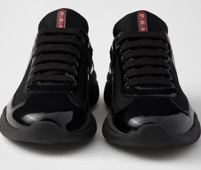 PRADA Americas Cup Sneaker, Herren, Größe 44, Schwarz