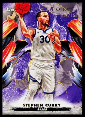 2024-25 Topps Inception #69 Stephen Curry Purple #/150 Golden State Warriors