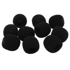 Mic Cover 20x8mm 0.79"x0.31" Small Soft Foam Mic Windshiled Microphone Winds...