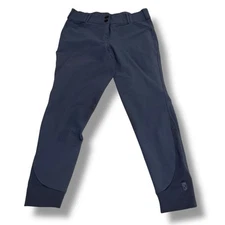 Tredstep Ireland Youth Girls Equestrian Riding Pants Blue *Flaws Size 30 - 28x29