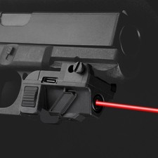 Tactical Compact Rechargeable Red Laser Sight for Picatinny Rail Mount Pistol