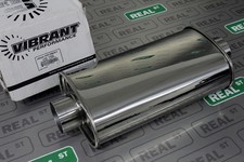 Vibrant Performance Streetpower Oval Muffler 3 Inletoutlet Center-center Vibrant Performance Streetpower Oval Muffler 3 Inletoutlet Center-center