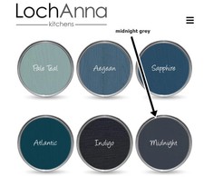 Loch Anna Georgian kitchen 600 bi fold wall door front Midnight Grey 597x355 mm