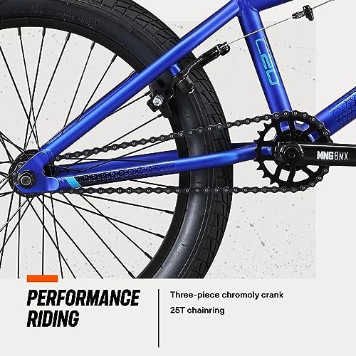 Legion Kids Freestyle BMX Bike, Intermediate Rider, 20-Inch Wheels L20 Blue - Picture 5 of 7