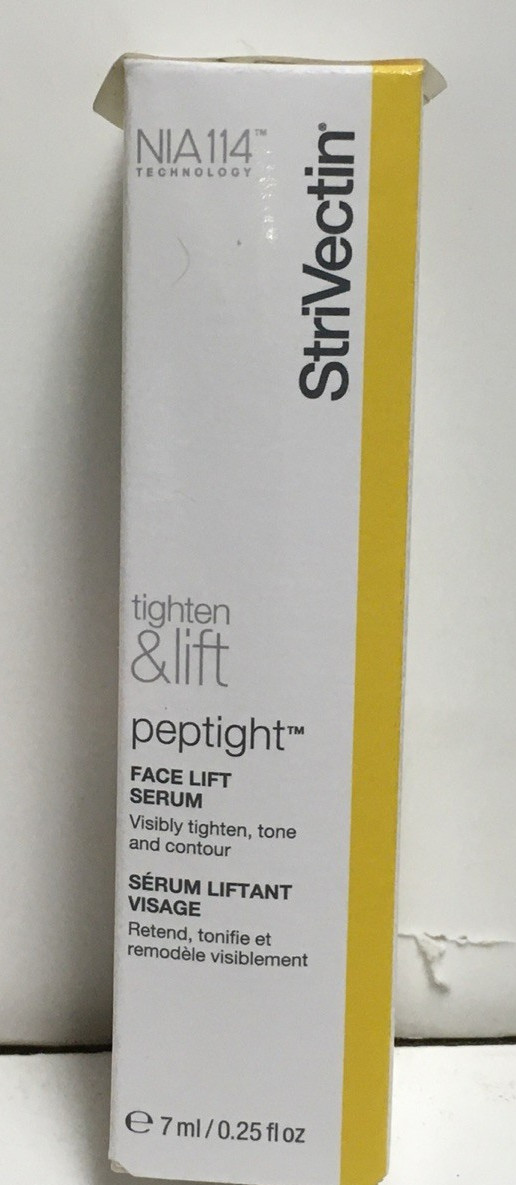 Strivectin NIA 114 Peptight Tighten Lift Brightening Peptide Face Serum 0.25 oz