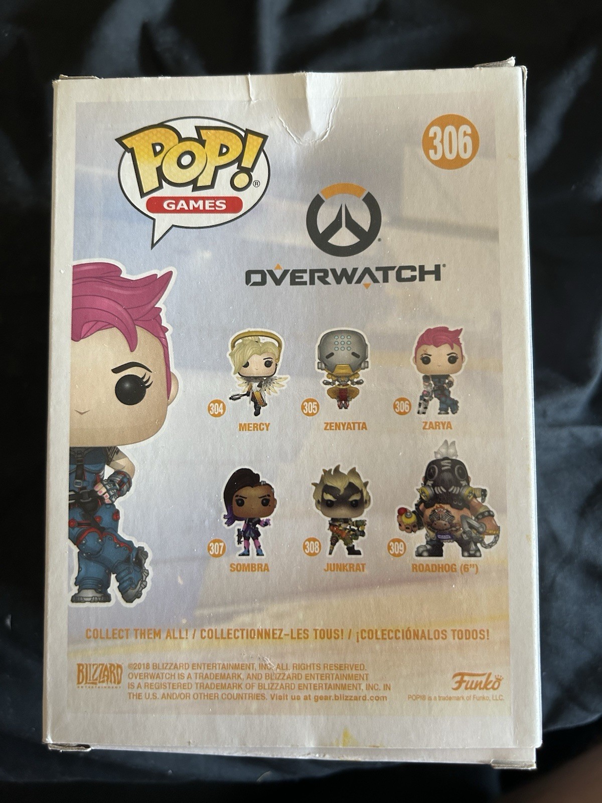 Overwatch Zarya Funko POP #306 Vinyl Figure image 3