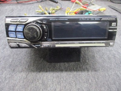 Alpine CDA-9855J 1DIN CD Player car stereo Bio EL display JDM