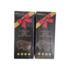 Lot 2 Sleep Mask with Bluetooth Headphones, 3D Sleep Mask Wireless Music Eye 