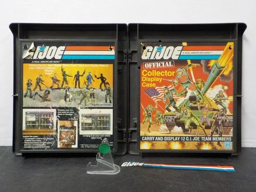 G117 Vintage GI Joe Official Collector Display Case Carry Case 1982 Hasbro