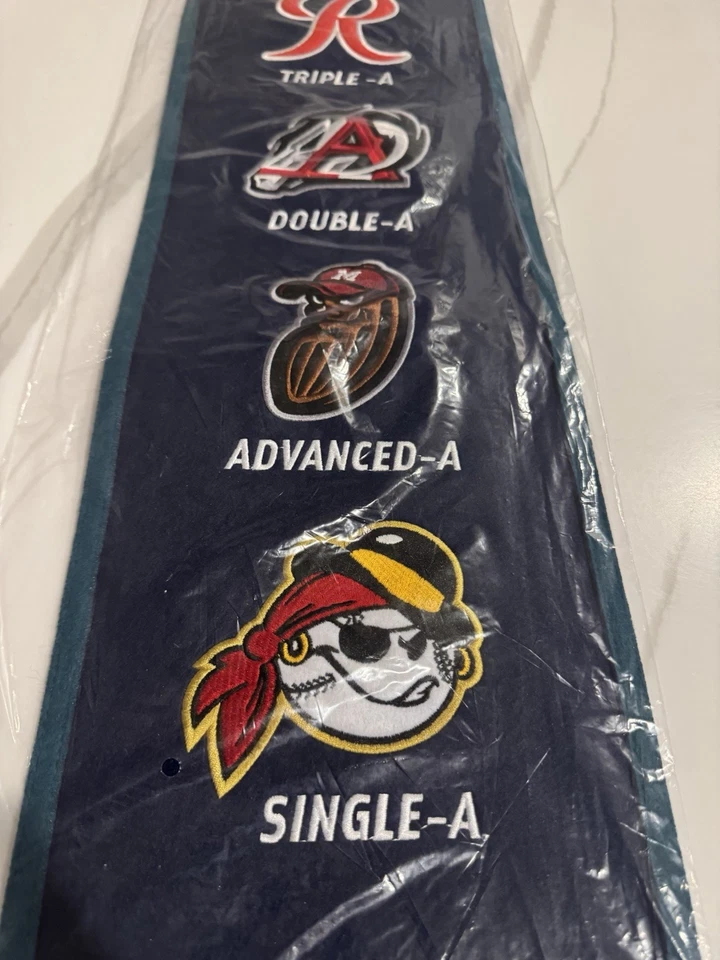 Seattle Mariners Winning Streak MLB Heritage Banner Embroidered Wool 8X32 NEW - Image 4 of 4