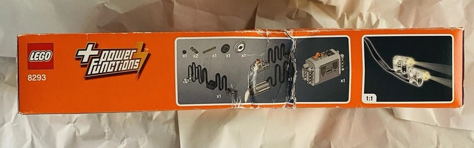 LEGO 8293 Power Functions Motor Set 10 Pieces Factory Sealed Damaged Box F/S - Image 4 of 4