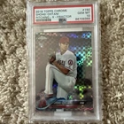 2018 Topps Chrome #150 Shohei Ohtani Pitching-X-Fractor PSA 10 Rookie RC