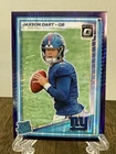 2025 Panini Donruss Optic Football Blue Hyper Jaxson Dart Rated Rookie #273