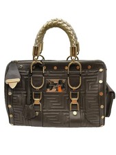 VERSACE Borsa con manico Donna Borsa marrone stile casual