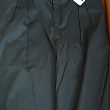 Women s Black Dress Pants Regular Size L Cotton Blend Polyester New w/ Tags