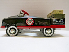Texaco 1948 BMC CT Convertible Stake Truck Pedal Car Bank