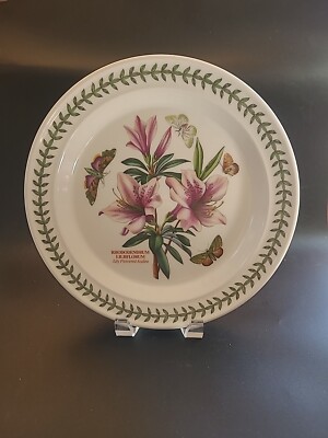 Portmeirion Botanic Garden Rhododendrum Liliflorum 10.5'' Dinner Plate England