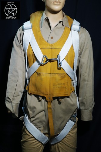 WWII USN QAS Fallschirm HARNESS - NAVY TYPE - Bild 1 von 14