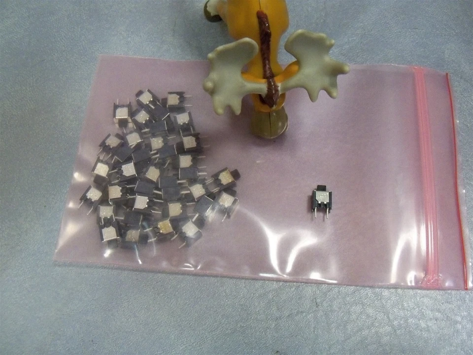 Alcoswitch Alco TP11 Pushbutton Switch 0.4VA - Lot of 35 - Image 3 of 4