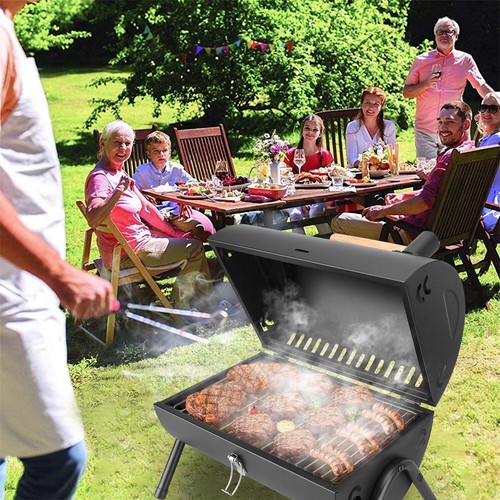 BBQ Grill Grill Pan Outdoor Patio Portable BBQ Grill Charcoal Grill Camping Part - Bild 14 von 14