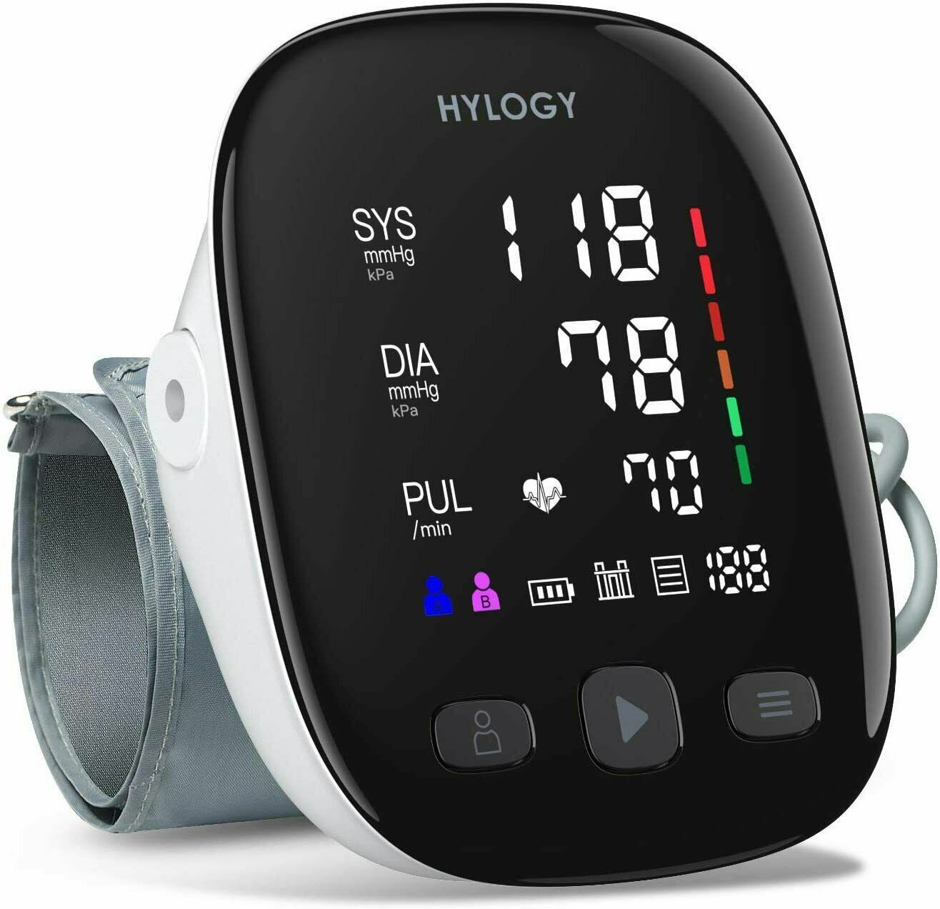 Blood Pressure Monitor 5 popular HYLOGY Machine Upper Large LED with Arm Ultra-Cheap Deals