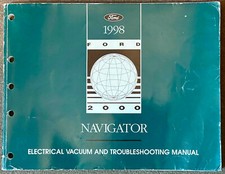 1998 Lincoln Navigator Electrical Wiring Diagram Manual OE Ford USED