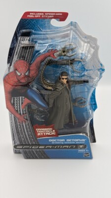 2007 Hasbro Spider-Man Doctor Octopus Grabbing Tentacle Attack Figure New in Box