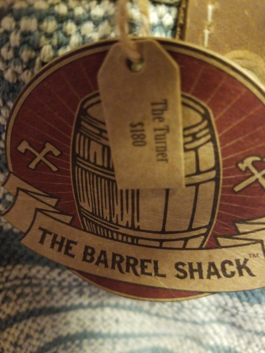 Barrel shack bag The Turner NIPackaging. HANDMADE ORIGINAL  display picture 1