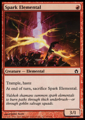 MTG Magic the Gathering Spark Elemental (79/165) Fifth Dawn LP