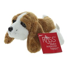Russ Berrie Li'l Peepers Plush Toy Snify the Basset Hound, Small