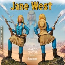 MARCO NAVAS STUDIO LIMITED EDITION HAND PAINTED JANE WEST 1 FIGURE