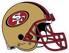 San Francisco 49ers Football Vinyl Decal Sticker Car Truck Bumper Tumbler Mug