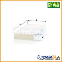 Filter, Innenraumluft MANN-FILTER CU23015-2 FüR Bmw X2 X1 I3