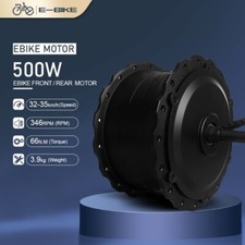 36V 48V 500W 20 24 26er Snow E-bike Fat Tire Brushless Gear Front Rear Hub Motor