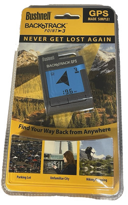 Bushnell PORTABLE  2.25'' x 3'' Backtrack Point-3 Handheld GPS MODEL 360100 SEALED