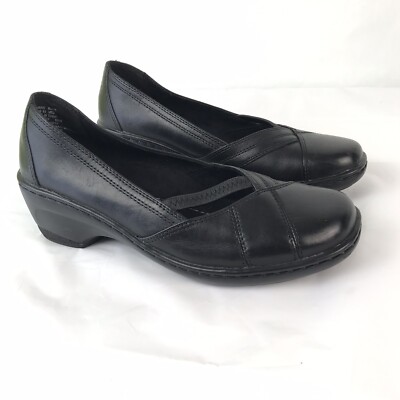 WOMEN'S CROFT BARROW Aubrie BLACK Loafers Sz SHOES SLIP ON(ssmi) 