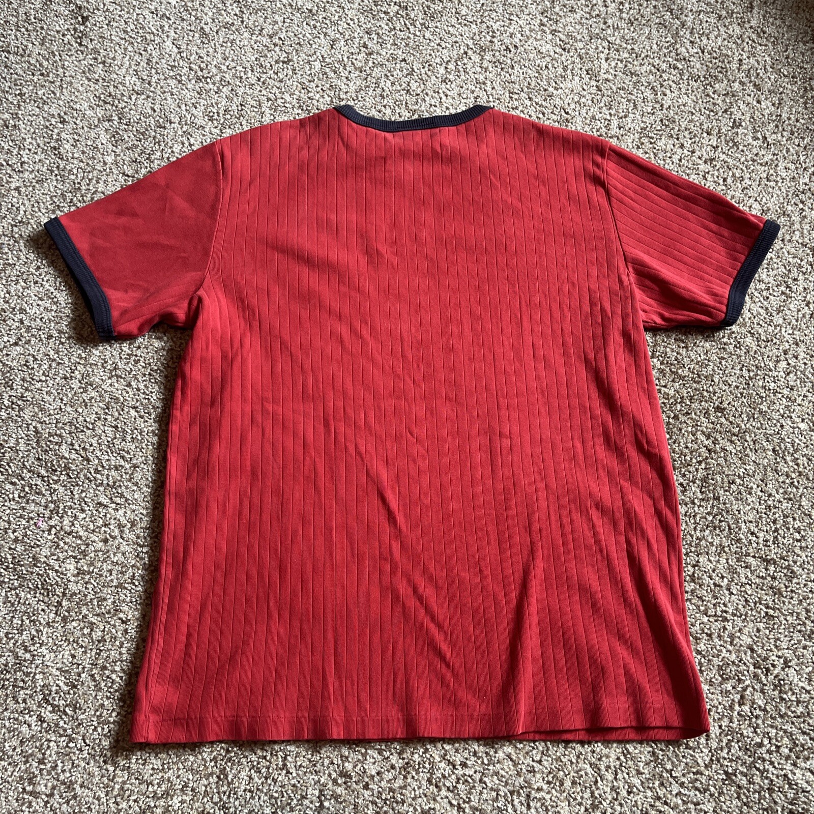 Polo Jeans Co. Ralph Lauren Red With Blue Teim T-Shirt Size Large - View 6