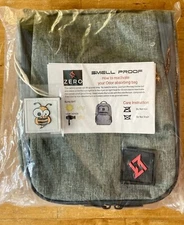 Zero Feel the Dream Smell Proof Small Bag Gray Stash Odor Absorbing