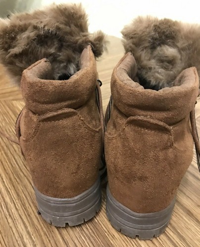 Botas al tobillo Coolway Oslo Marrón Bronceado Piel Imitada EE. UU. MUJER TALLA 7 con cordones - Imagen 6 de 9