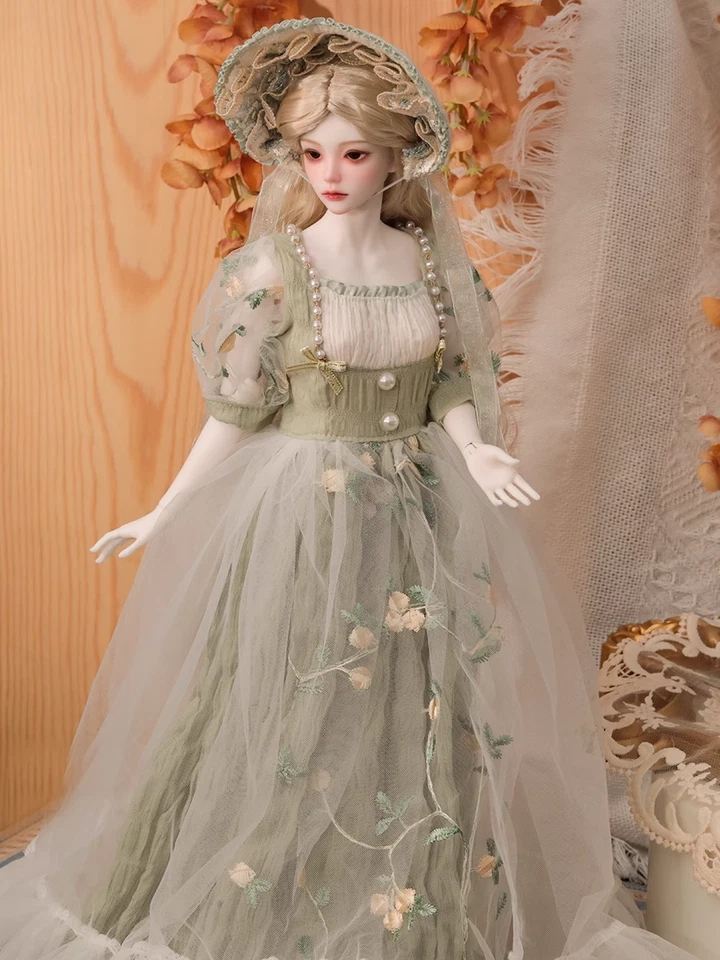 1/4 BJD SD кукла смолы девочка подарок лицо макияж глаза парик одежды обувь полный комплект игрушка - Изображение 4 из 4