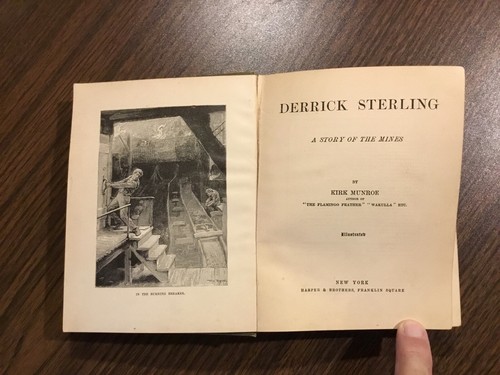 Derrick Sterling, by Kirk Munroe, 1888, Hardcover - Imagen 3 de 6