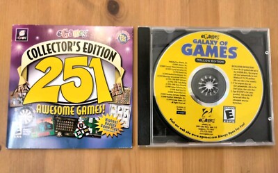 Egames Collections eGames Collector's Edition 251 Awesome Games Galaxy of Games PC CD-ROM ...