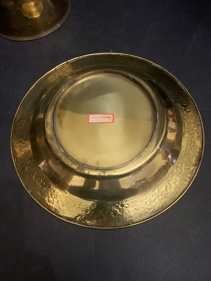 Olla de fuego mongolia de latón chino de colección 1979 olla caliente olla de cocina Foto 4 de 4