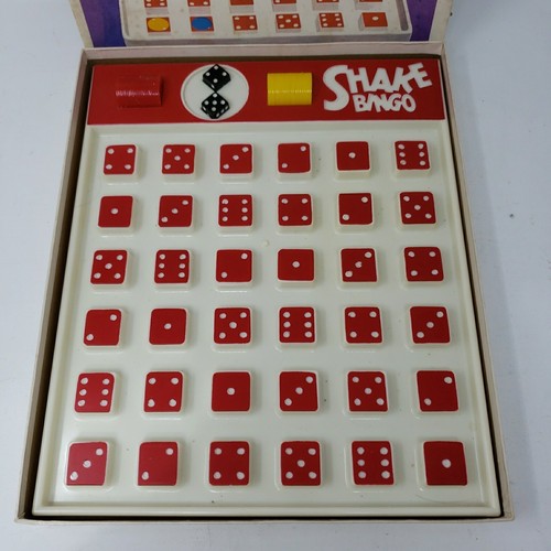 Shake Bingo Board Game Schaper Toys Unique Vintage 1969 COMPLETE - Picture 4 of 10
