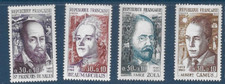 1967 CELEBRITES  SERIE   N° 1511 AU N° 1514  NEUF **