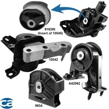 Engine Motor Mounts & Insert of Auto Trans, Mount 4Pcs Set for Lexus NX200T FWD