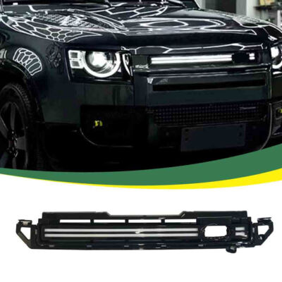 For Defender 110 2020-2024 Front Radiator Grille Grill with LED Smoke Light
