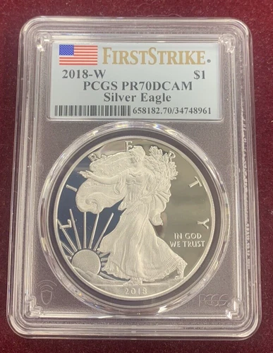 2018 W American Silver Eagle ~ PCGS PR-70 DCAM ~ First Strike